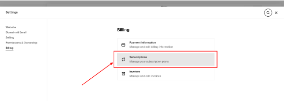Click On Subscriptions Click On Subscriptions