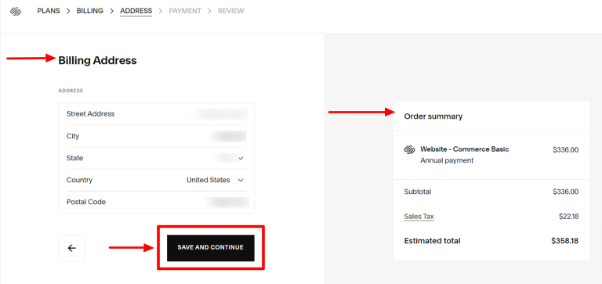 Enter Billing Address Enter Billing Address