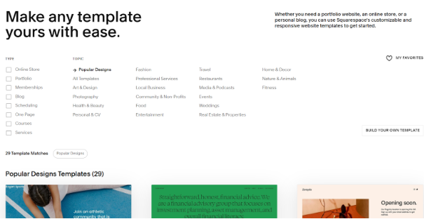 Pick A Template Pick A Template