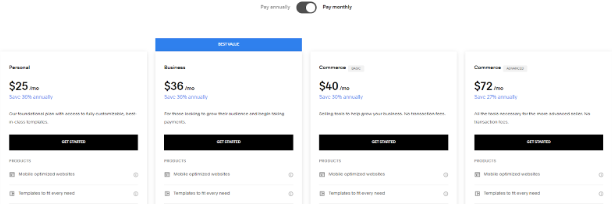 Squarespace Pricing Squarespace Pricing