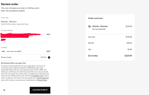The Promo Code Option Will Be Visible The Promo Code Option Will Be Visible