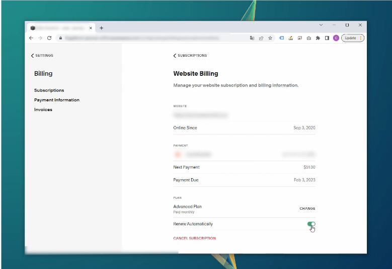 Cancel Active Subscriptions Cancel Active Subscriptions