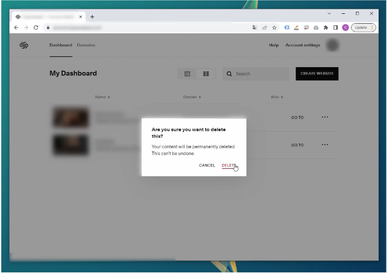 Confirm Deletion Confirm Deletion