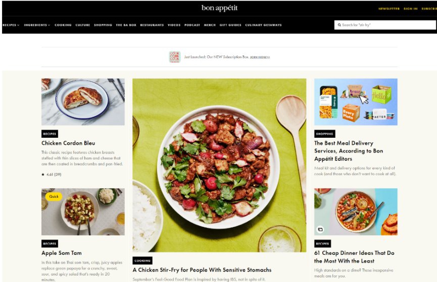 Bon Appétit Magazine Bon Appétit Magazine