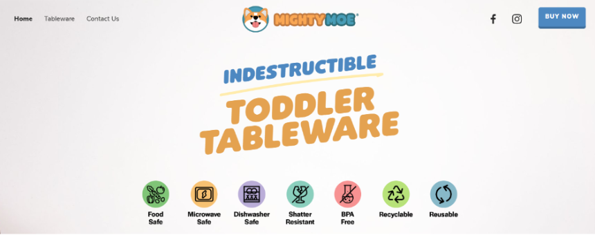 MightyMoe Kid's Dinnerware MightyMoe Kid's Dinnerware